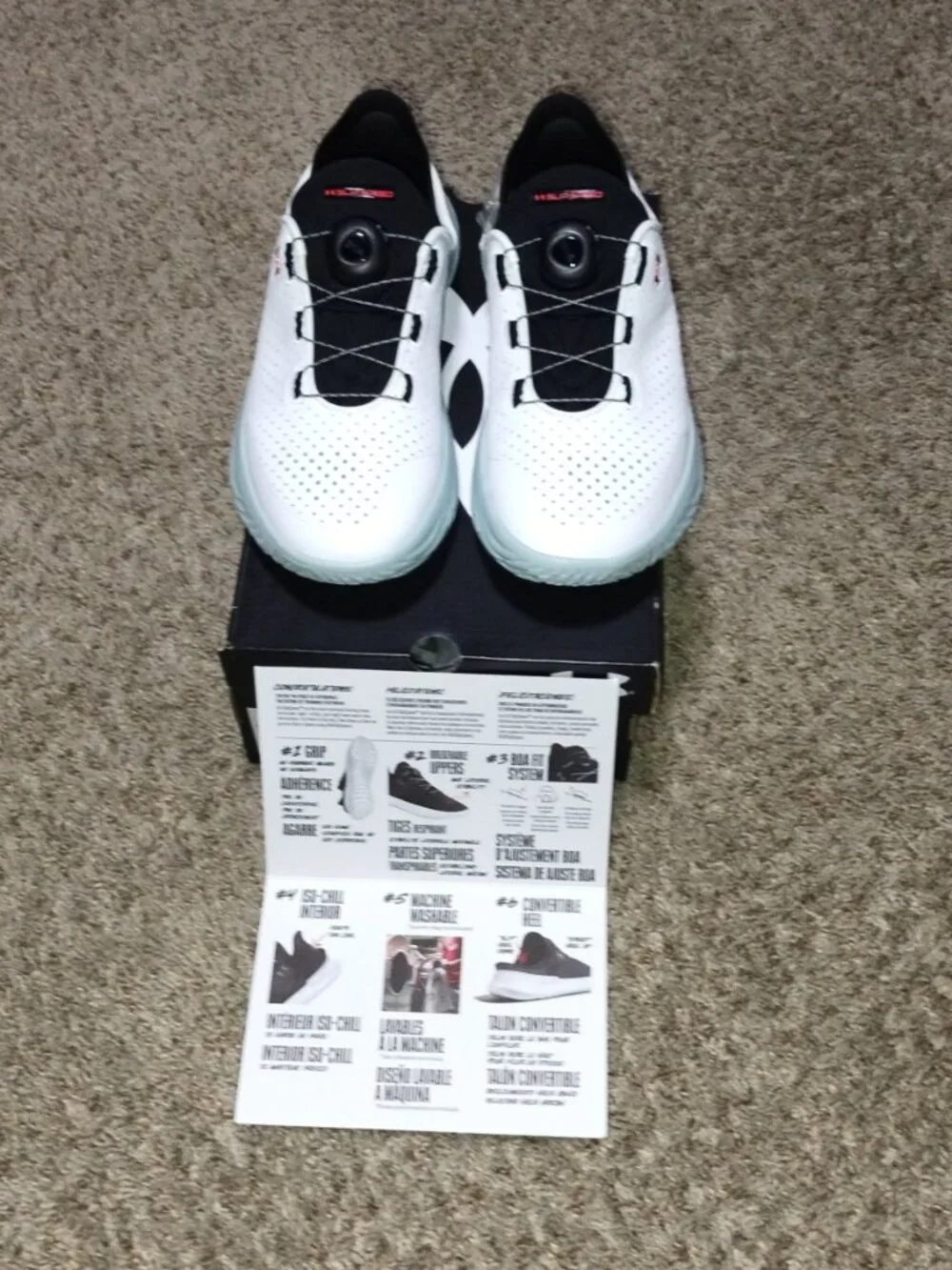 Under Armour SLIPSPEED Trainer Shoes US Women Size 9/Men US Size 7.5/NIB.